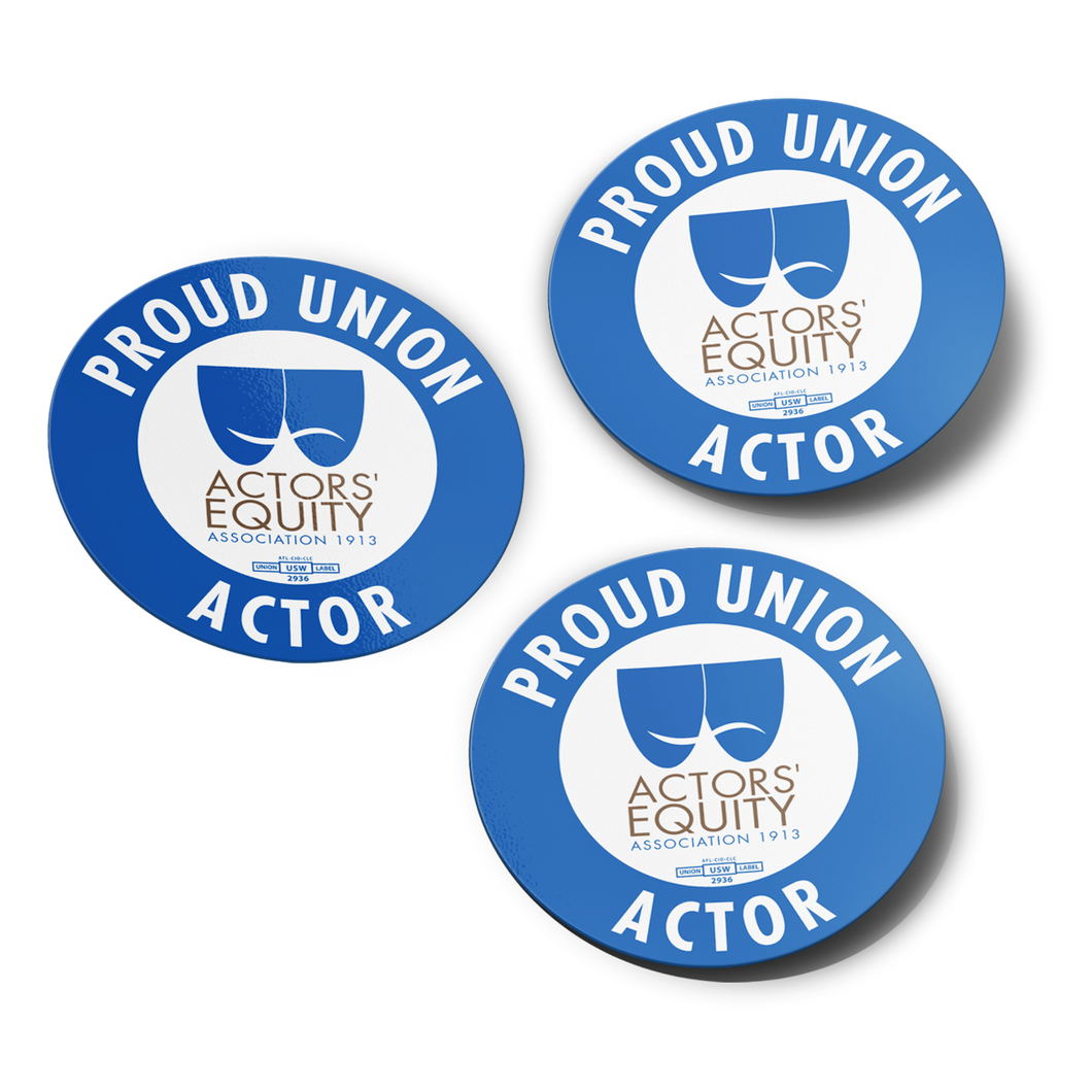 Association Stickers Proud Actor Sticker Pack – Shop • Actors' Equity Association