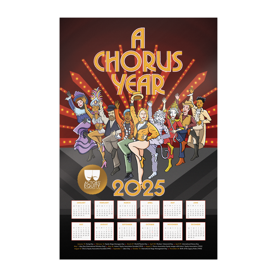 A Chorus Year 2025 Poster Calendar